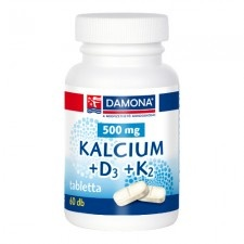Damona Kalcium+D3+K2 tabletta 60 db vitamin és táplálékkiegészítő