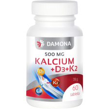  Damona kalcium d3 k2 tabletta 60 db vitamin és táplálékkiegészítő