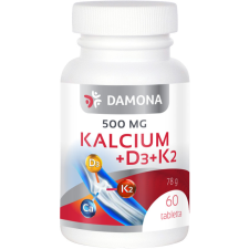 Damona kalcium d3 k2 tabletta 60 db vitamin és táplálékkiegészítő