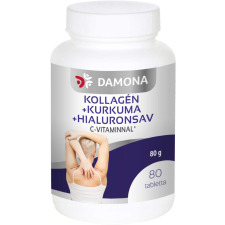 Damona kollagén+kurkuma+hialuron tabletta 80 db vitamin és táplálékkiegészítő