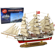 dán fa modell vitorlás hajó Danmark puzzle, kirakós
