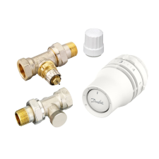 Danfoss termosztatikus radiátorszelep SZETT - egyenes (REDIA-RA click + RA-IN + RLV-S) hűtés, fűtés szerelvény