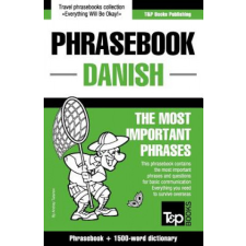  Danish phrasebook and 1500-word dictionary – Andrey Taranov idegen nyelvű könyv