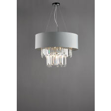 Dar Lighting glamour kristály függeszték halle szürke darhal0639 világítás