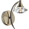 Dar Lighting glamour kristály modern fali lámpa luther antik sárgaréz darlut0775