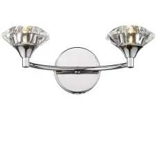 Dar Lighting glamour kristály modern fali lámpa luther csiszolt króm darlut0950 világítás