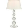 Dar Lighting glamour modern asztali lámpa bedelia fehér átlátszó darbed4208