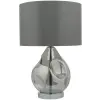 Dar Lighting glamour modern asztali lámpa quinn füstös szürke darqui4210