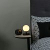 Dar Lighting modern asztali lámpa esben fekete opál daresb4122-02