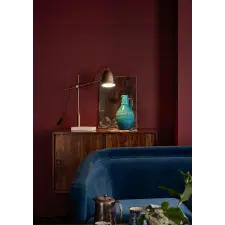Dar Lighting modern asztali lámpa mendal barna üveggolyó darmen4263 világítás