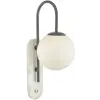 Dar Lighting modern fürdőszobai lámpa deuce üveggolyó opál dardeu0739