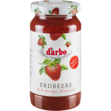 Darbo kalóriacsökkentett eper lekvár 220 g reform élelmiszer