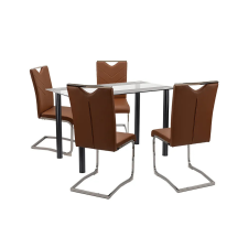  Darina 4+1 étkező garnitúra barna bútor