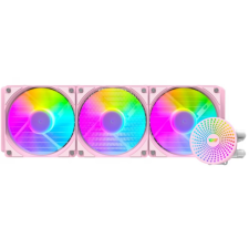 DarkFlash DC360 ARGB CPU Vízhűtés - Rózsaszín (DC360 PINK) hűtés