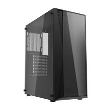 DarkFlash DK352 Plus Black táp nélküli ablakos ház fekete (DK352 Plus Black) számítógép ház
