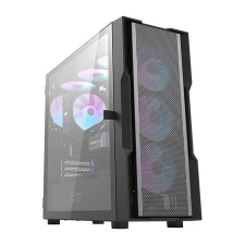 DarkFlash DK431 számítógépház fekete (DK431 Mesh Black) (DK431 Mesh Black) - Számítógépház számítógép ház