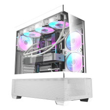DarkFlash DS900 Air Számítógépház - Fehér (DS900 AIR WHITE) számítógép ház