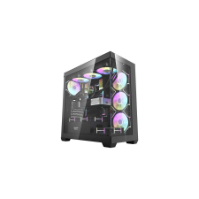 DarkFlash DS900 számítógépház (fekete) + 7 ARGB ventilátor számítógép ház