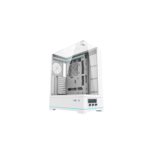 DarkFlash DY450L számítógépház ventilátorok nélkül (fehér) számítógép ház