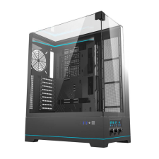 DarkFlash DY450L táp nélküli ablakos ház fekete (DY450L Black) számítógép ház