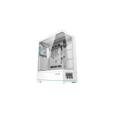 DarkFlash DY451L PRO számítógépház + 1 ventilátor (fehér) számítógép ház