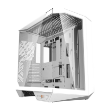 DarkFlash DY470 táp nélküli ablakos ház fehér (DY470 White NO FANS) számítógép ház
