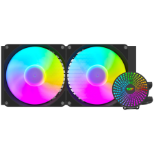 DarkFlash Radiant DC280 ARGB fekete hűtés