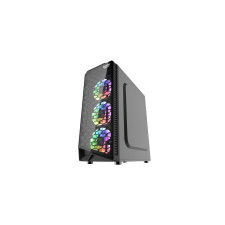 DarkFlash Water Square 5 számítógépház (fekete) számítógép ház