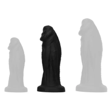 DarkSil Fukiz M – prémium, 24 cm-es vibráló dildo műpénisz, dildó