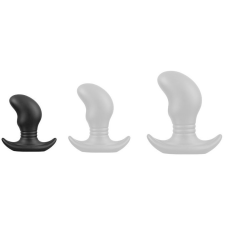 DarkSil Yomri S – prémium prosztata masszázs dugó fekete 10 x 4.5 cm anál
