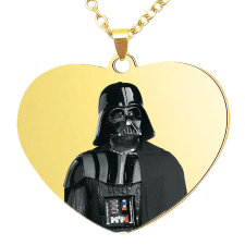 Darth Wader medál lánccal, választható több formában és színben nyaklánc