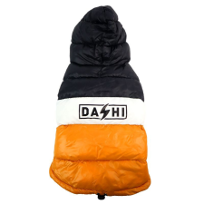 Dashi Stripes Orange&amp;Black kutyakabát L (36 cm háthossz) kutyaruha