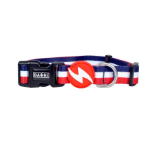 Dashi Stripes Red&amp;Blue nyakörv L (46-72cm) nyakörv, póráz, hám kutyáknak