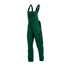Dassy Calais kantáros nadrág zöld/fekete színben munkaruha