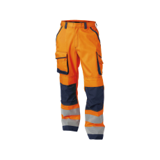 Dassy Chicago munkavédelmi nadrág narancs/navy színben
