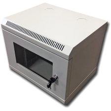 Datacom 10" 6U / 280 mm (üveges) szürke szerver
