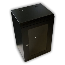 Datacom 10" 9U / 280mm, üvegajtós, fekete szerver