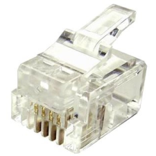 Datacom 10-pack, RJ11, CAT3, UTP, 6p4c, nem árnyékolt, halmozott kábel és adapter