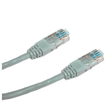Datacom Adatátviteli, CAT6, UTP, 0,25 m szürke kábel és adapter
