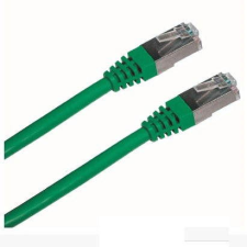 Datacom CAT5E FTP 2 m, zöld kábel és adapter
