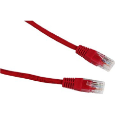 Datacom CAT5E UTP, 1,5m, piros kábel és adapter