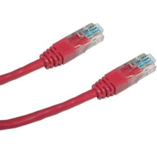 Datacom CAT5E UTP, 5m, piros (1542) kábel és adapter
