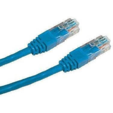 Datacom CAT6 UTP, 1m, kék kábel és adapter