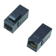 Datacom panel csatlakozók CAT6 UTP 2xRJ45 (8P8C) közvetlen kábel és adapter