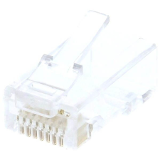 Datacom RJ45, CAT6, UTP, 8P8C, árnyékolatlan, sodort kábelhez, 10-pack kábel és adapter