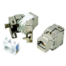 Datacom RJ45 STP CAT6 SILVER önmetsző zárókő kábel és adapter