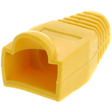 Datacom RJ45 törésgátló, műanyag, sárga, 10-pack kábel és adapter