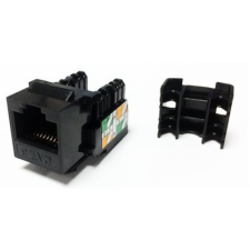 Datacom RJ45 UTP CAT6 (DUAL) MINI fekete kábel és adapter