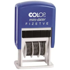  Dátumbélyegző, COLOP "S 160/L", Fizetve bélyegző
