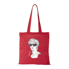  Dávid - Bevásárló táska Piros egyedi ajándék